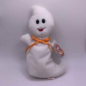 Ty Beanie Baby Spooky Ghost Plush Stuffed Toy W Tag October 31 1995